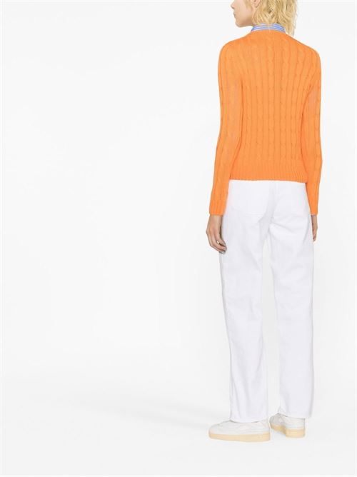 Maglia Julianna girocollo a trecce POLO RALPH LAUREN | 211891640008